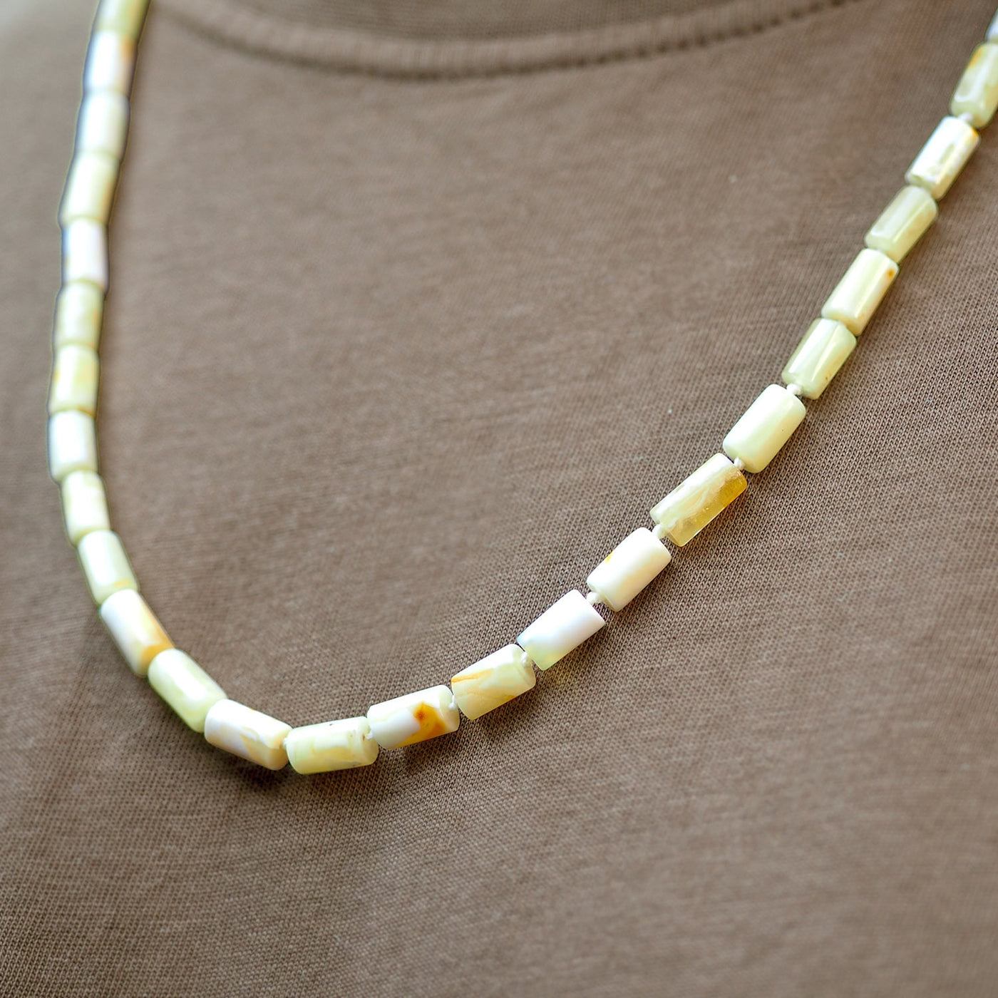 Natural Amber Necklace for Men - WAMT030