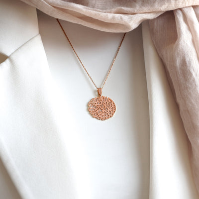 First Kalima Written Silver Necklace - WAMT038