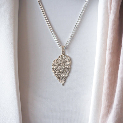 Ayatul Kursi Written Silver Necklace - WAMT039