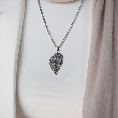 Ayatul Kursi Written Silver Necklace - WAMT039