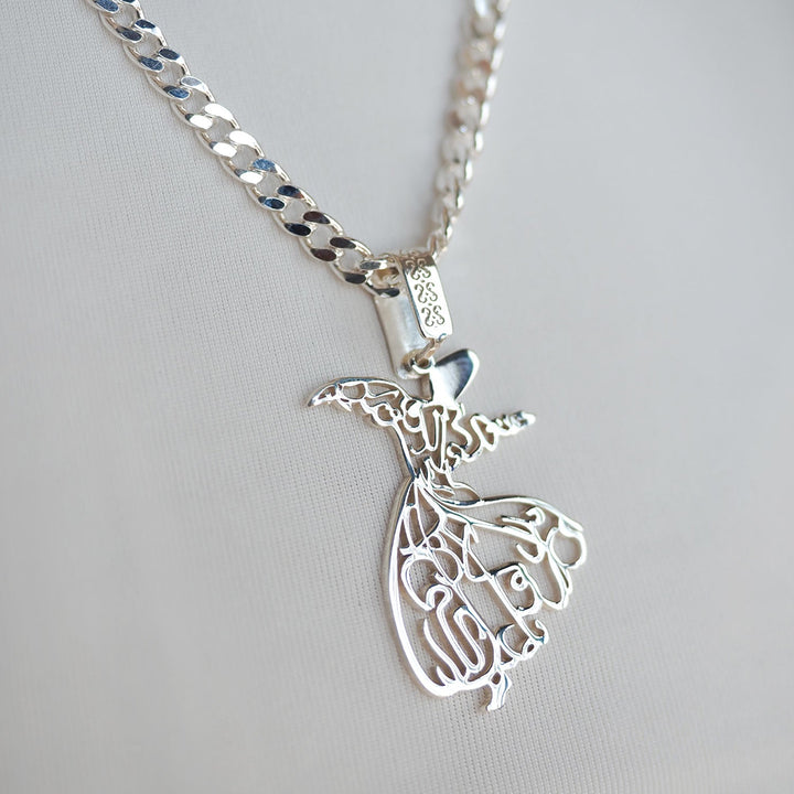Whirling Dervish Silver Necklace - WAMT040