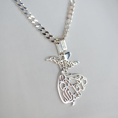 Whirling Dervish Silver Necklace - WAMT040