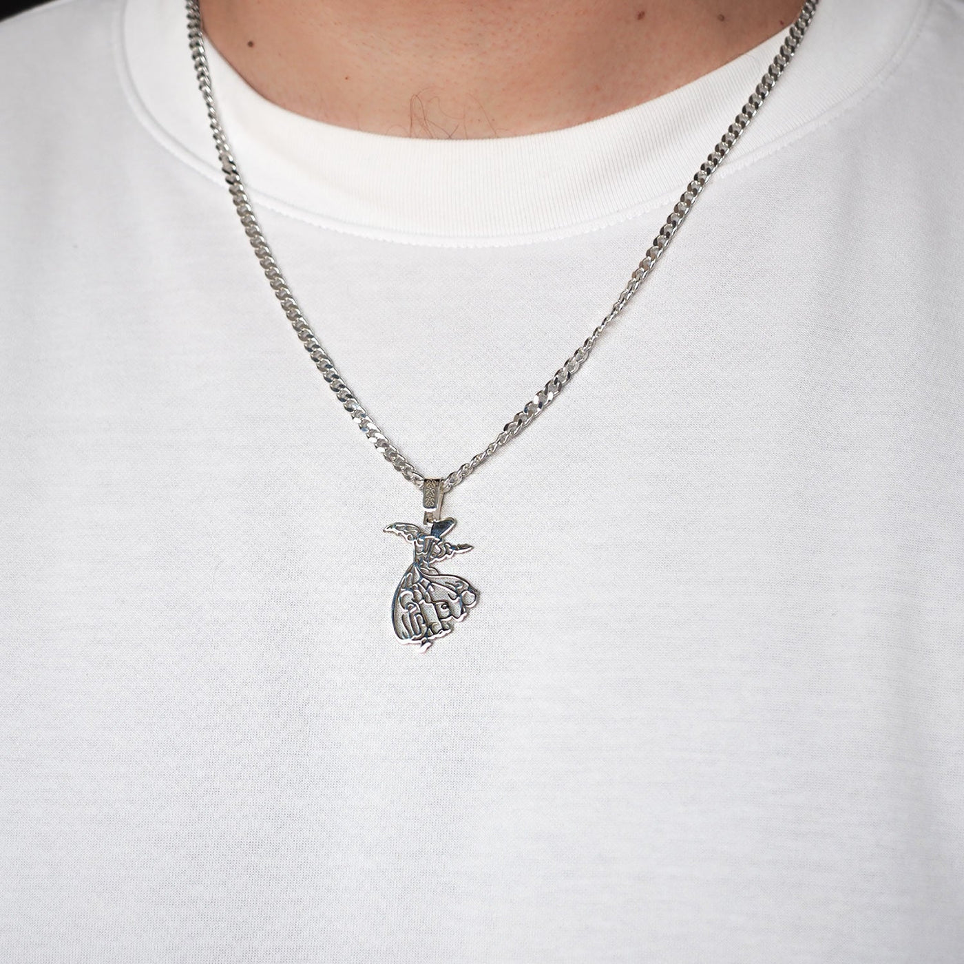 Whirling Dervish Silver Necklace - WAMT040