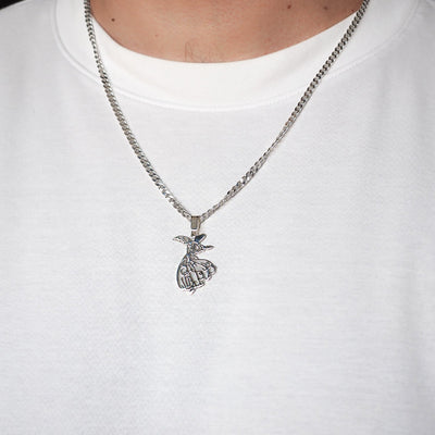 Whirling Dervish Silver Necklace - WAMT040