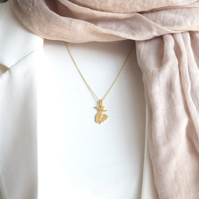 Whirling Dervish Silver Necklace - WAMT040