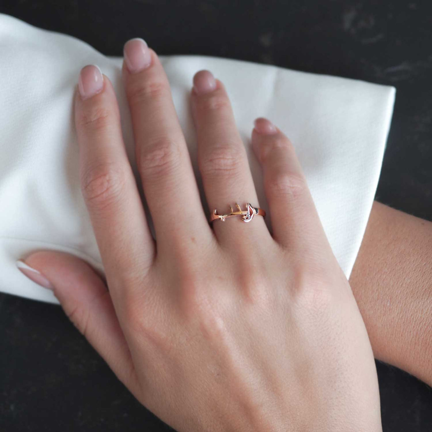 Custom Name Silver Ring (Adjustable/One Size) - WAMT044