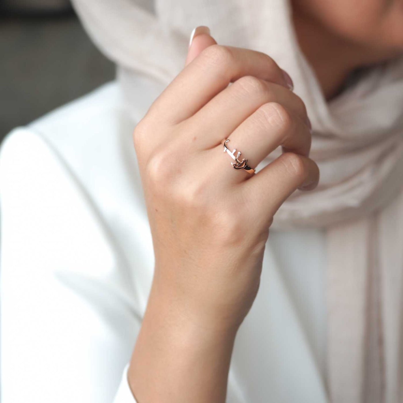 Custom Name Silver Ring (Adjustable/One Size) - WAMT044