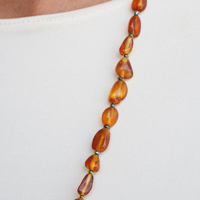 Natural Amber Necklace for Women - WAMT050