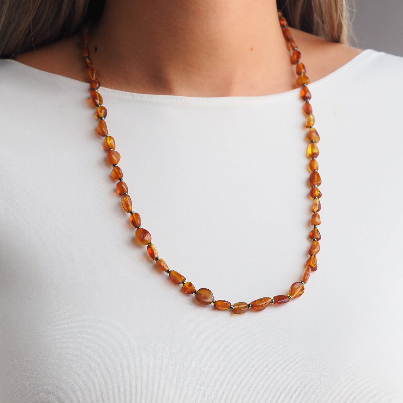 Natural Amber Necklace for Women - WAMT050