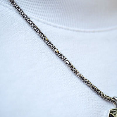 Allah Written Silver Necklace - WAMT069