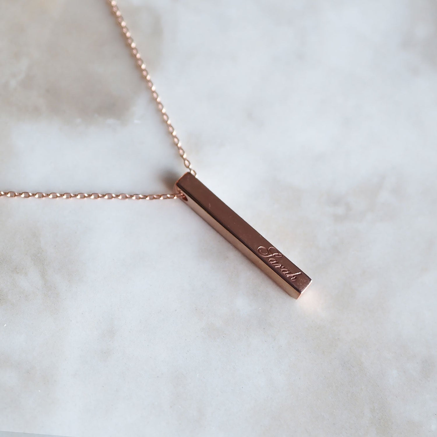 Custom Name Written Silver Necklace - WAMT072