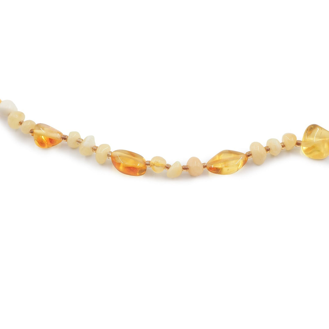 Natural Amber Women’s Necklace - WAMT078