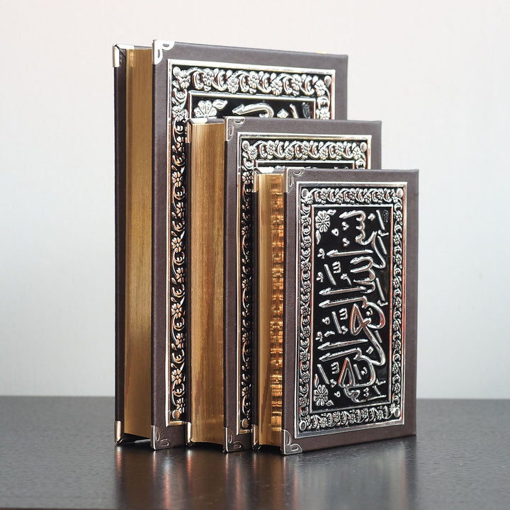 Exclusive Silver Inlaid Hardcover Holy Quran – WAP019