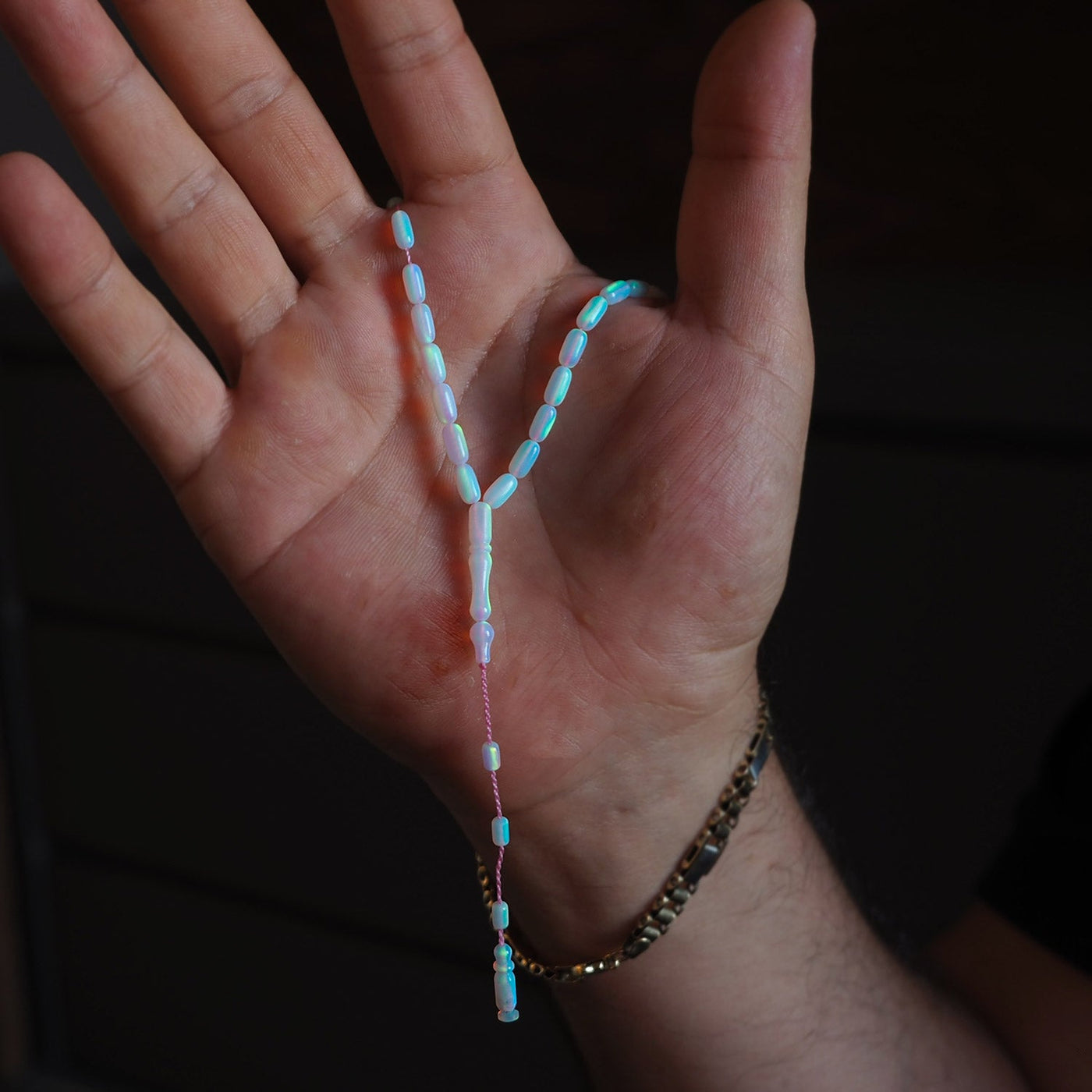 Minimal Opal Tasbeeh – WATD013