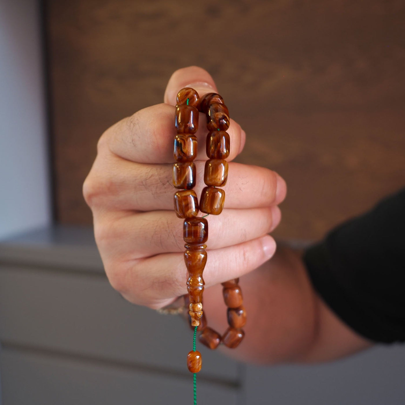 Custom Cast Transparent Drilling Catalin Tasbeeh – WATD016