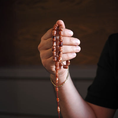 Custom Cast Transparent Drilling Catalin Tasbeeh – WATD016