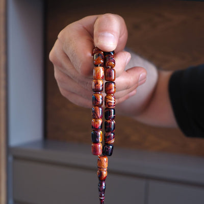 Custom Cast Transparent Drilling Catalin Tasbeeh – WATD021