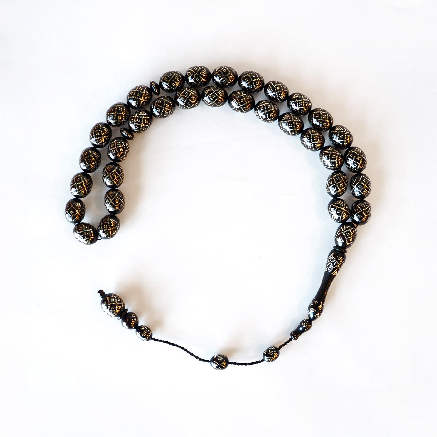 Silver-Embellished Kuka Tasbeeh – WATD089