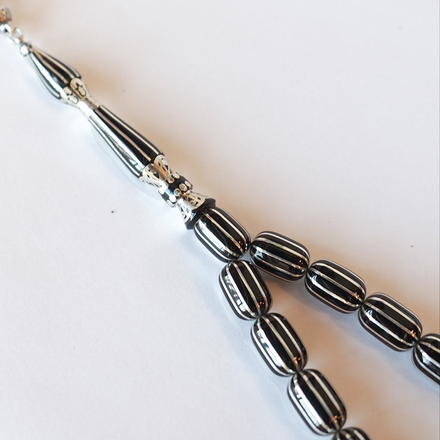 Mastercrafted Genuine Oltu Stone 12-Cut Design Tasbeeh - WATD100