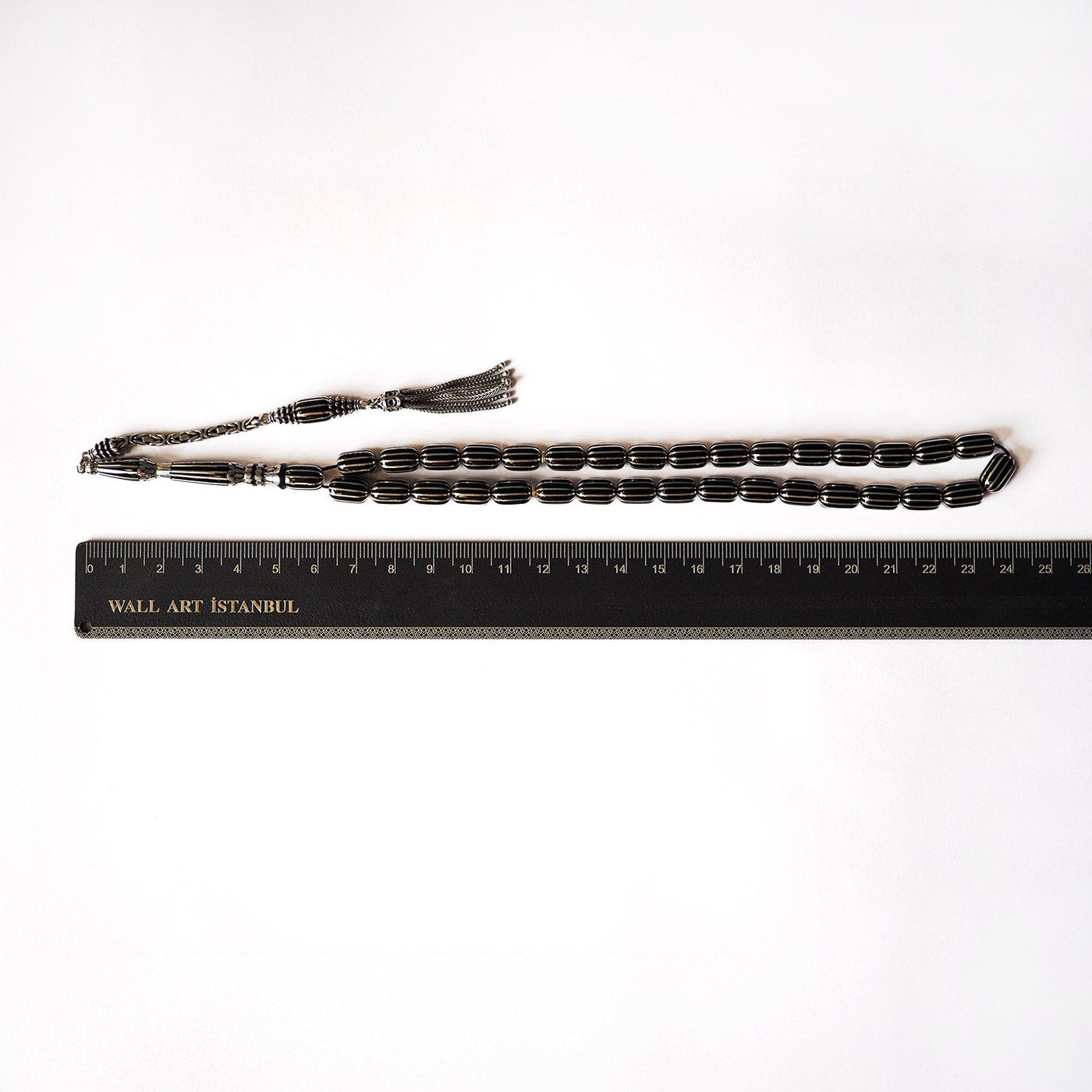 Mastercrafted Genuine Oltu Stone 12-Cut Design Tasbeeh - WATD101