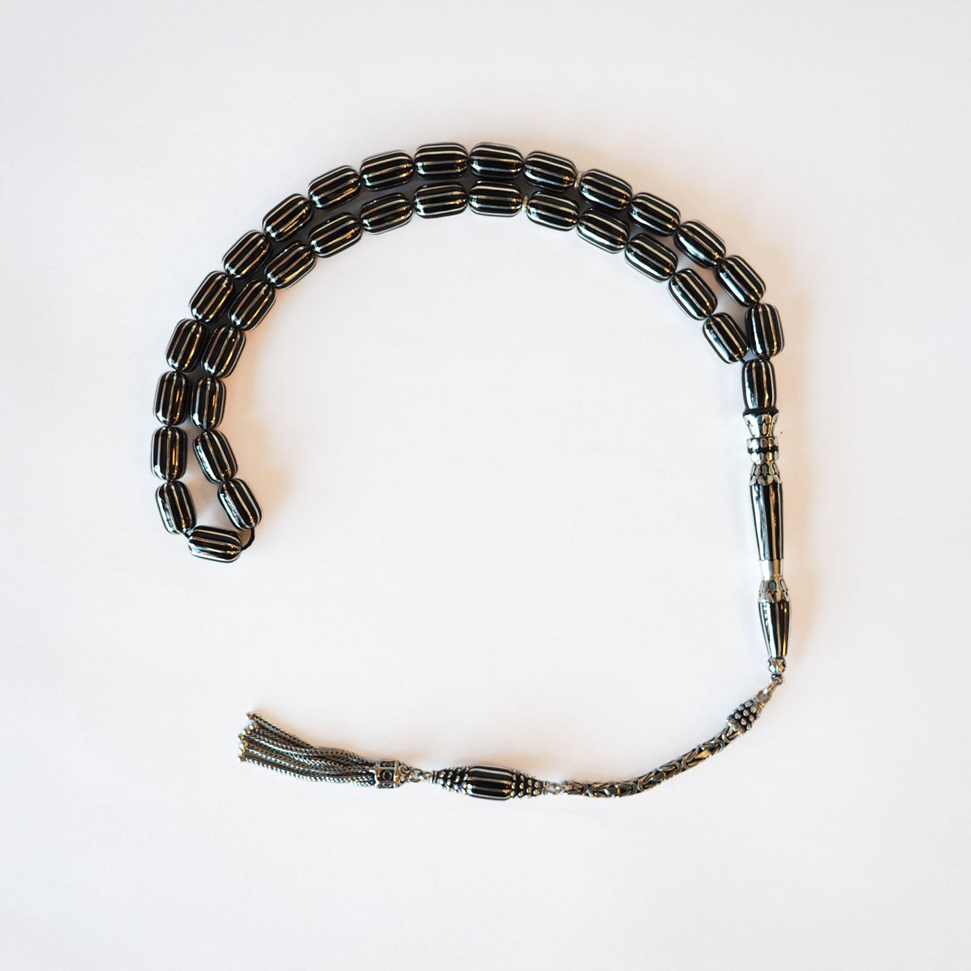 Mastercrafted Genuine Oltu Stone 12-Cut Design Tasbeeh - WATD101