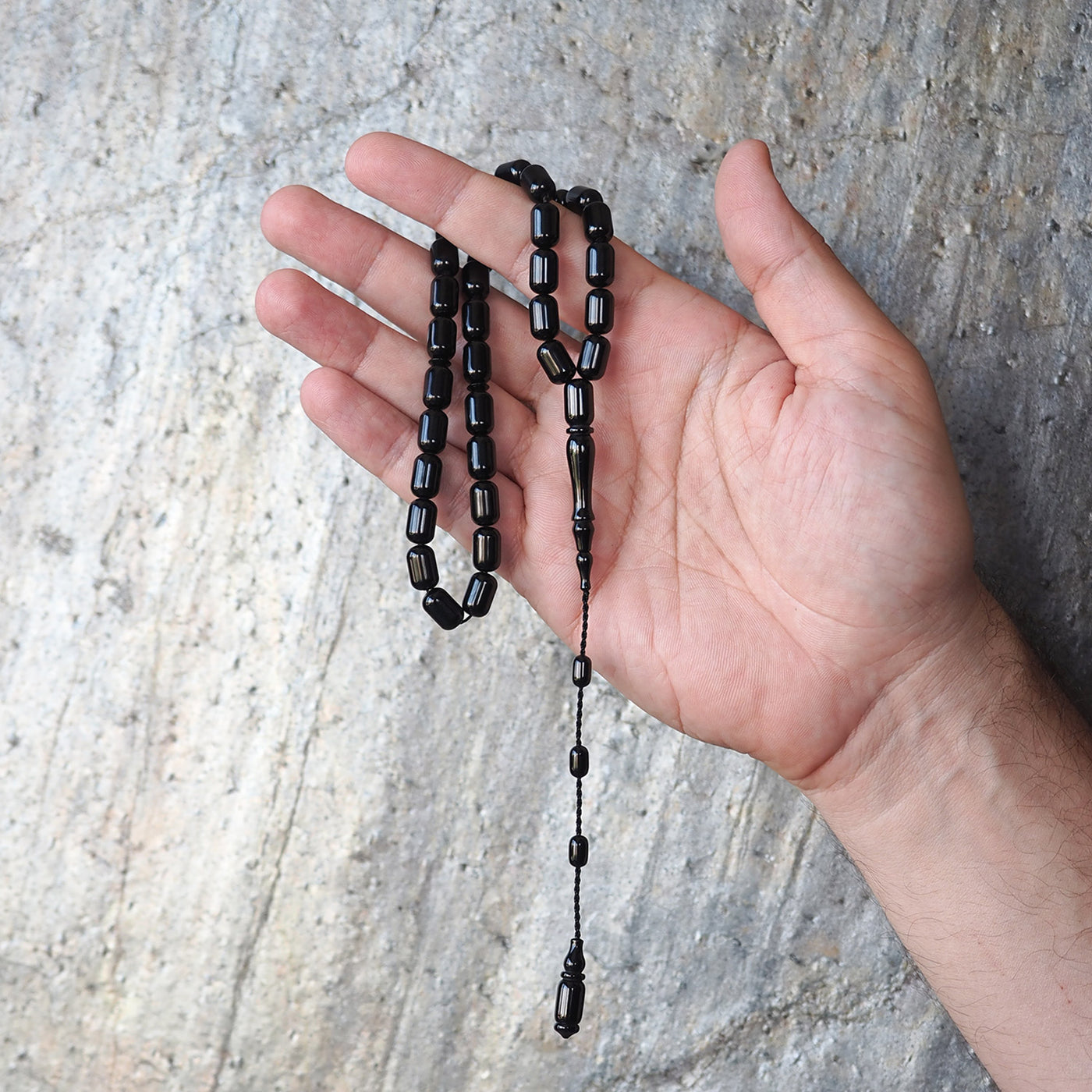 Mastercrafted Genuine Oltu Stone Tasbeeh - WATD102