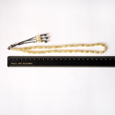 Genuine Baltic Amber Tasbeeh Silver Finely Crafted Tassel – WATD103