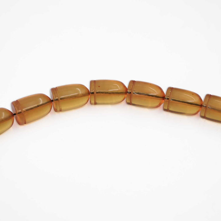Bullet-Shaped Fire Amber Tasbeeh - WATD1045