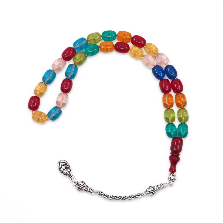 Bonibon Capsule Cut Fire Amber Tasbeeh - WATD1054