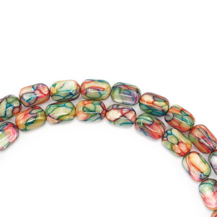 Masterfully Crafted Capsule Cut French Galalith Tasbeeh - WATD1057
