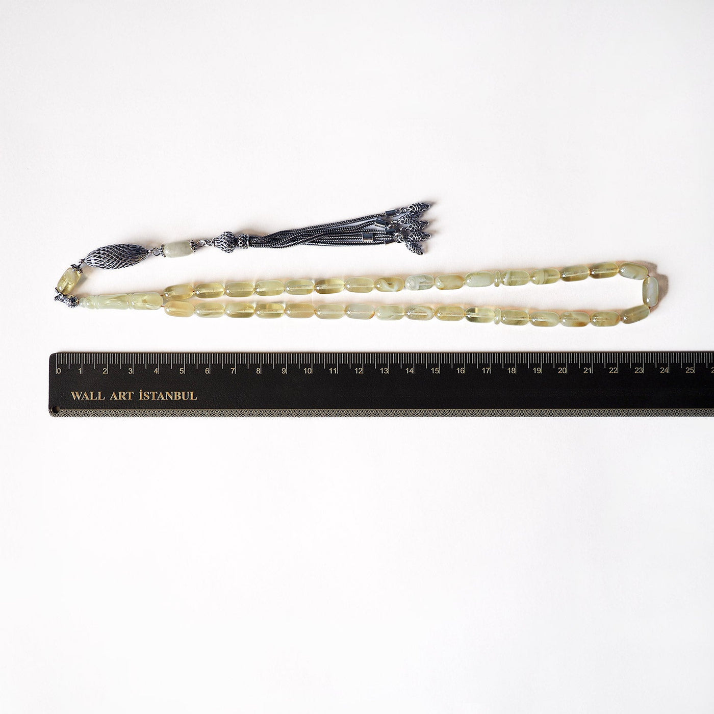 Genuine Baltic Amber Tasbeeh Silver Finely Crafted Tassel – WATD107