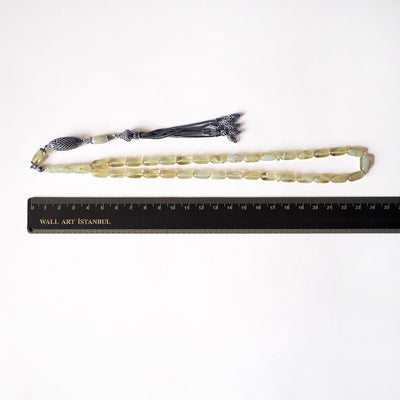 Genuine Baltic Amber Tasbeeh Silver Finely Crafted Tassel – WATD107