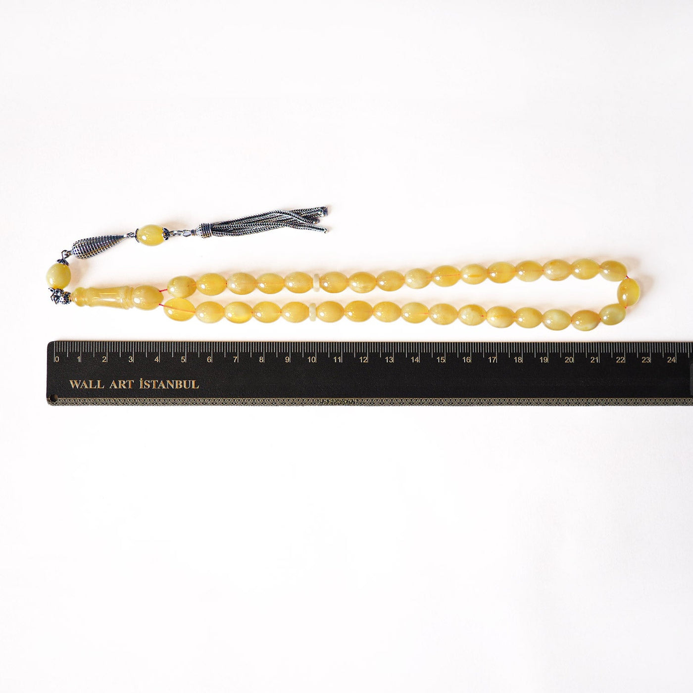 Genuine Baltic Amber Tasbeeh Silver Finely Crafted Tassel – WATD108