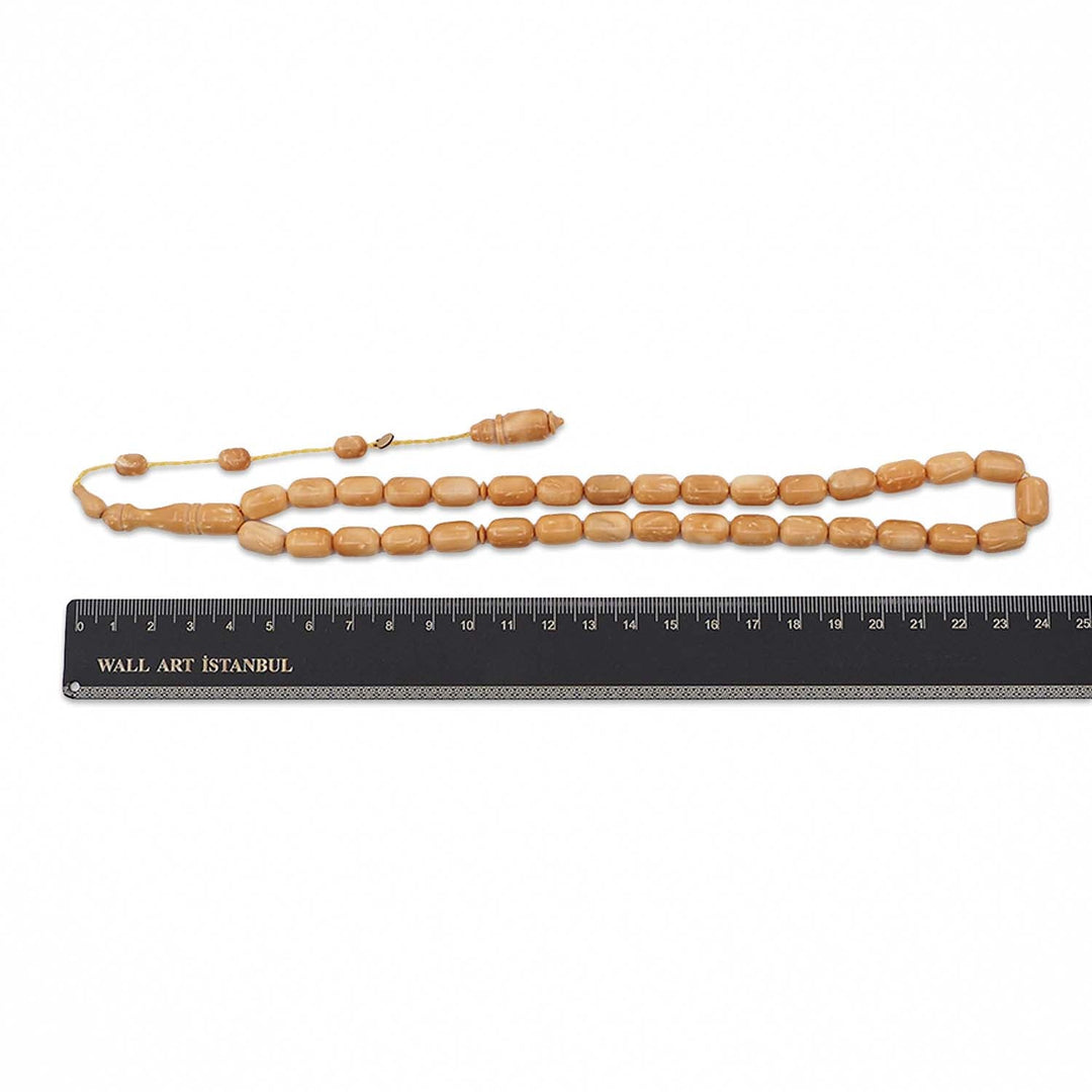 System-Style Capsule-Cut Saray Kuka Wood Tasbeeh - WATD1097