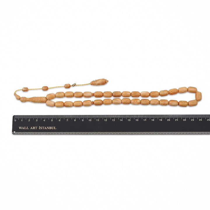 System-Style Capsule-Cut Saray Kuka Wood Tasbeeh - WATD1097