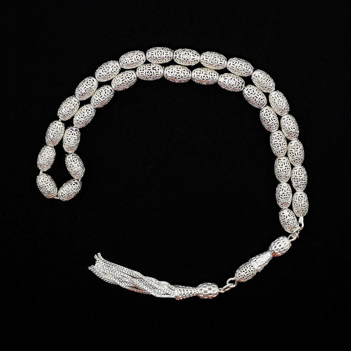 Silver-Style Brass Tasbeeh - WATD1102