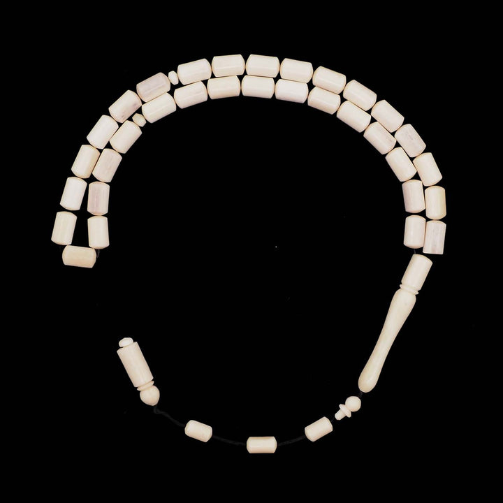 Capsule-Cut Camel Bone Tasbeeh - WATD1109