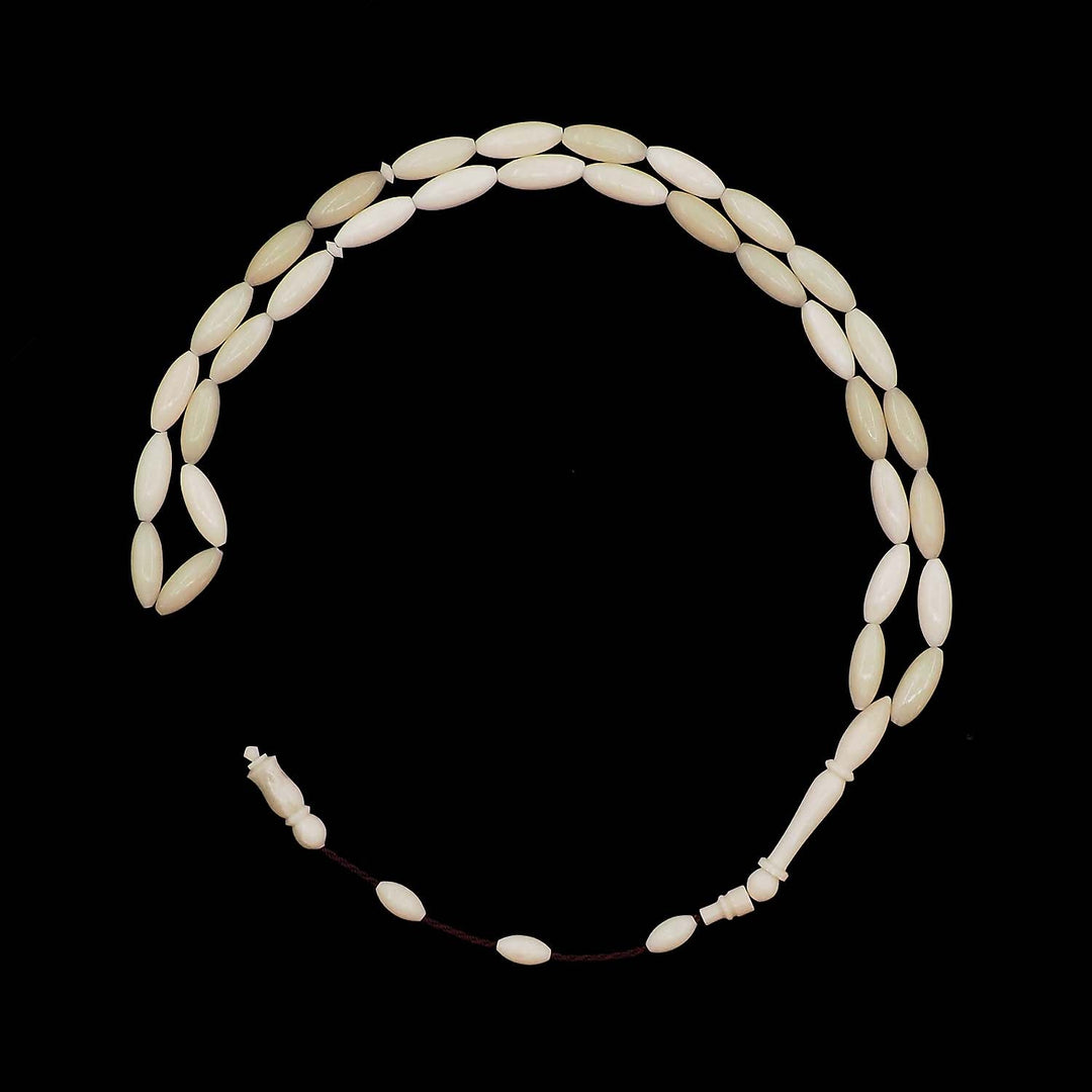 Barley-Cut Camel Bone Tasbeeh with System Tassel - WATD1111