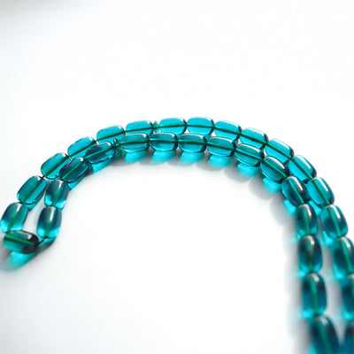 Pressed Fire Amber Tasbeeh Silver Tassel – WATD115