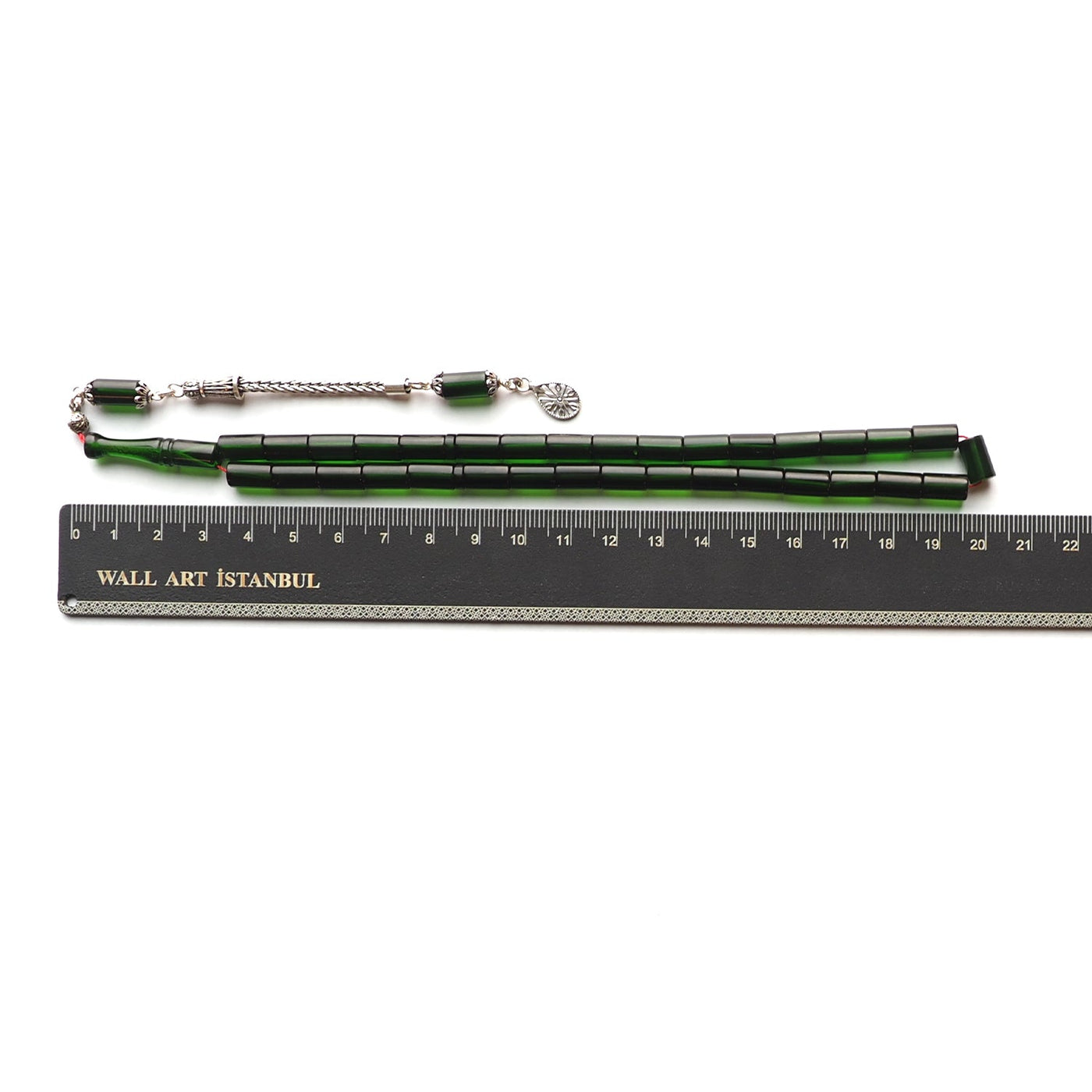 Pressed Fire Amber Tasbeeh Silver Tassel – WATD125