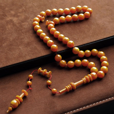 Mastercrafted 45 Beads Sphere Cut Streaked Catalin Tasbeeh – WATD134