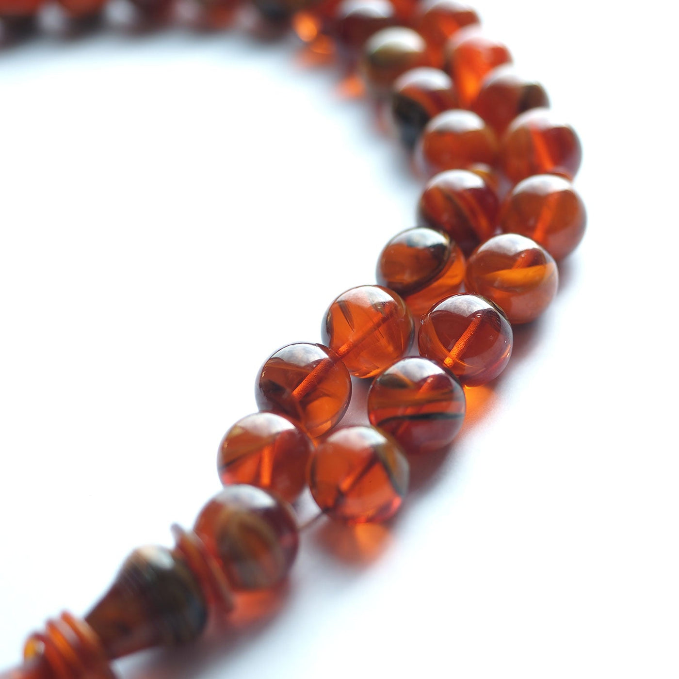 Mastercrafted 45 Beads Sphere Cut Streaked Catalin Tasbeeh – WATD136