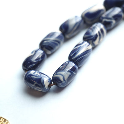 Mastercrafted Catalin Capsule-Cut Tasbeeh with 925 Sterling Silver Tassel – WATD141