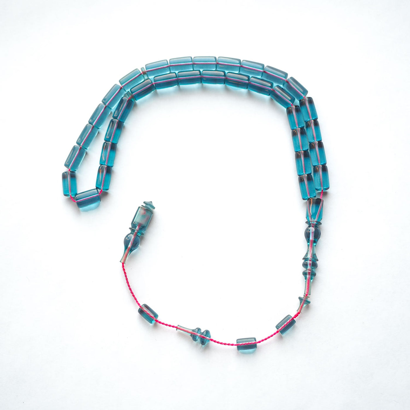 Mastercrafted Pressed Fire Amber Tasbeeh – Cut System Design – WATD142