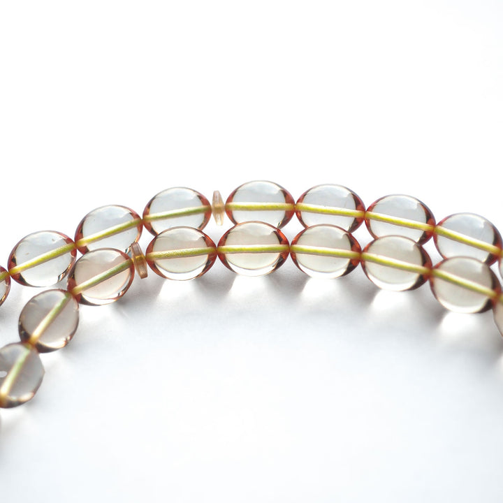 Handcrafted Fire Amber Tasbeeh (Oval-Cut Beads) – WATD146