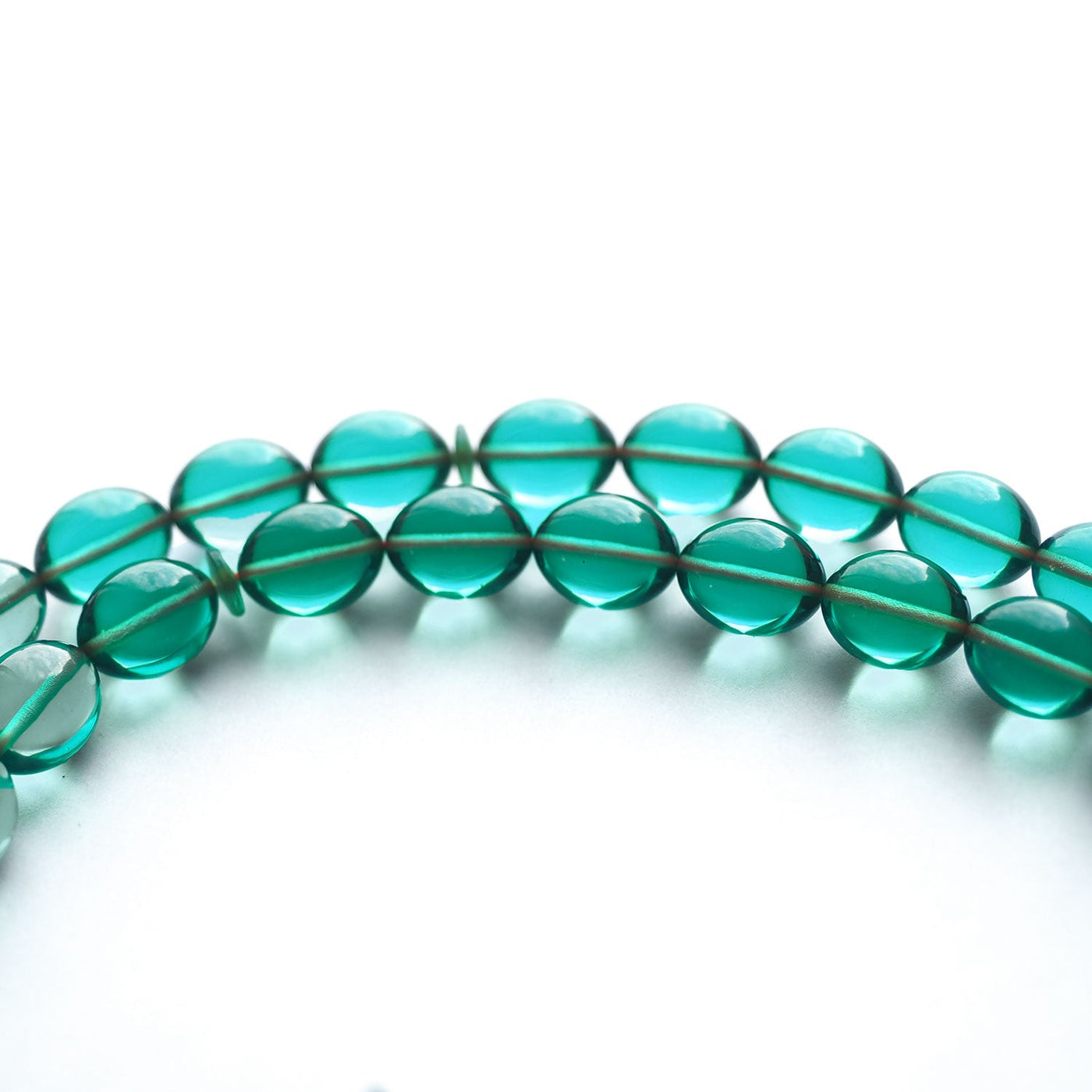 Handcrafted Pressed Fire Amber Tasbeeh – Oval-Cut Beads – WATD148