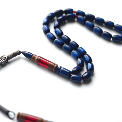 Catalin & Kuka Combined Tasbeeh with 1000 Sterling Silver Kazaz Tassel – WATD152