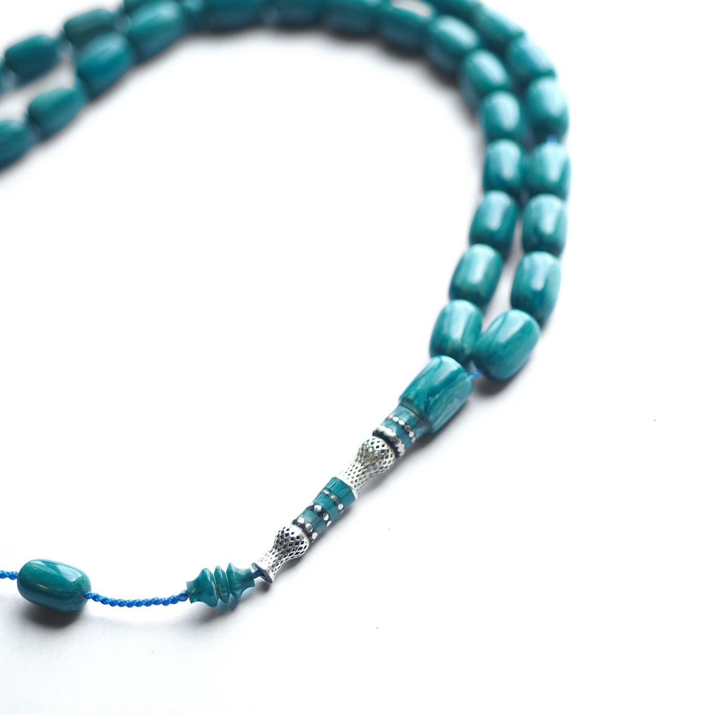 Handcrafted Catalin Tasbeeh with 925 Sterling Silver Imam Bead – WATD162