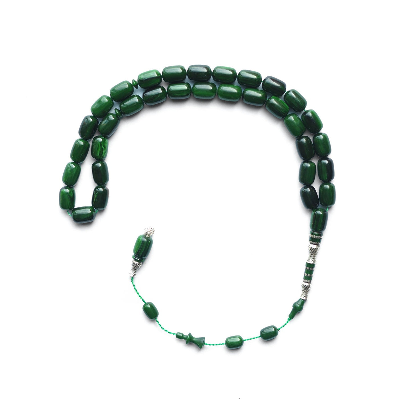 Handcrafted Catalin Tasbeeh with 925 Sterling Silver Imam Bead – WATD164