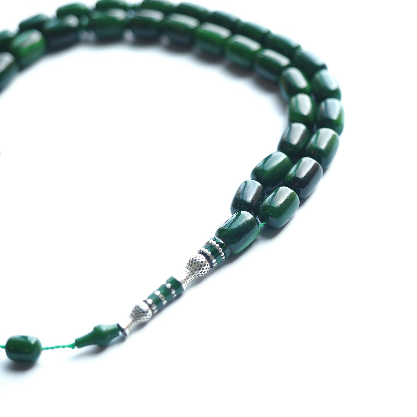 Handcrafted Catalin Tasbeeh with 925 Sterling Silver Imam Bead – WATD164